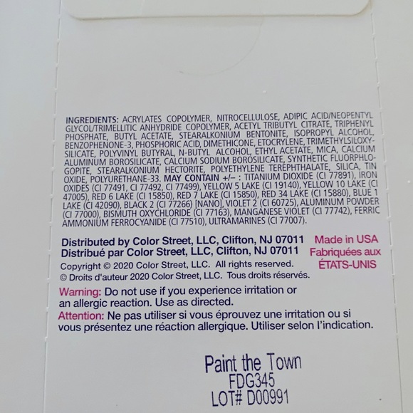 Color Street - Paint the Town - RETIRED - Picture 7 of 7